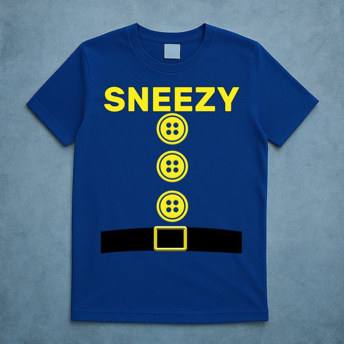 Sneezy Dwarf Halloween Costume T-Shirt