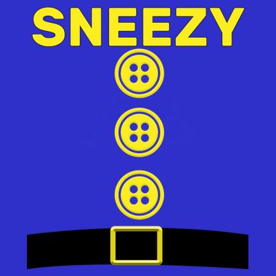 Sneezy Dwarf Halloween Costume T-Shirt