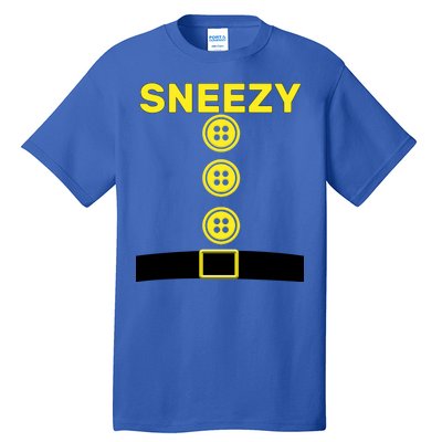 Sneezy Dwarf Halloween Costume Tall T-Shirt