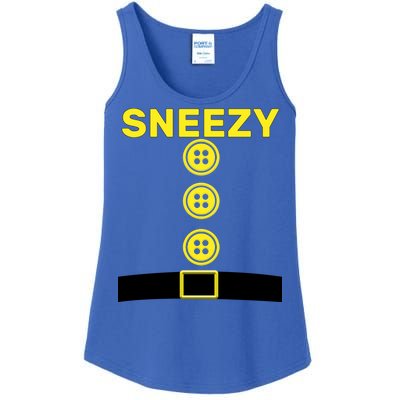 Sneezy Dwarf Halloween Costume Ladies Essential Tank