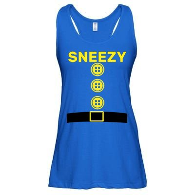 Sneezy Dwarf Halloween Costume Ladies Essential Flowy Tank