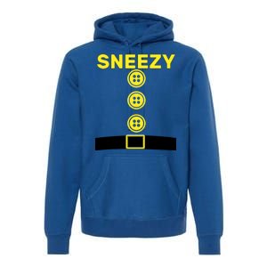 Sneezy Dwarf Halloween Costume Premium Hoodie