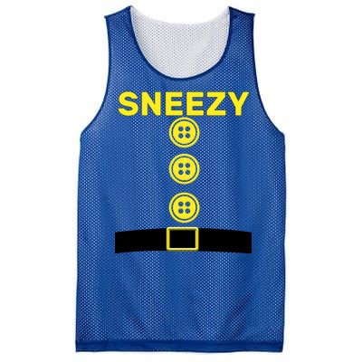 Sneezy Dwarf Halloween Costume Mesh Reversible Basketball Jersey Tank