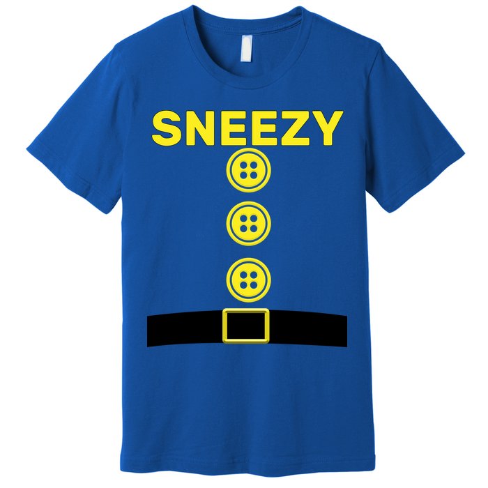 Sneezy Dwarf Halloween Costume Premium T-Shirt