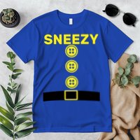 Sneezy Dwarf Halloween Costume Premium T-Shirt