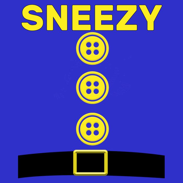 Sneezy Dwarf Halloween Costume Premium T-Shirt