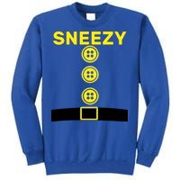 Sneezy Dwarf Halloween Costume Tall Sweatshirt