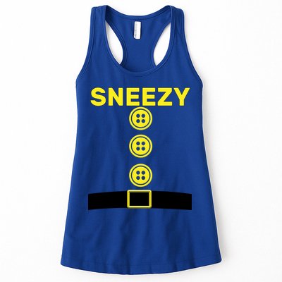 Sneezy Dwarf Halloween Costume Womens Tank Top