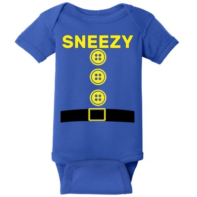 Sneezy Dwarf Halloween Costume Baby Bodysuit