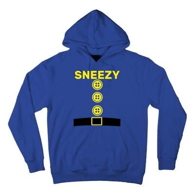 Sneezy Dwarf Halloween Costume Tall Hoodie