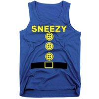 Sneezy Dwarf Halloween Costume Tank Top