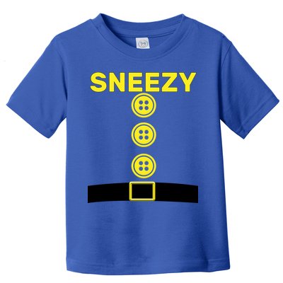 Sneezy Dwarf Halloween Costume Toddler T-Shirt