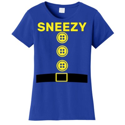 Sneezy Dwarf Halloween Costume Women's T-Shirt