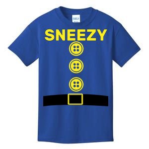 Sneezy Dwarf Halloween Costume Kids T-Shirt