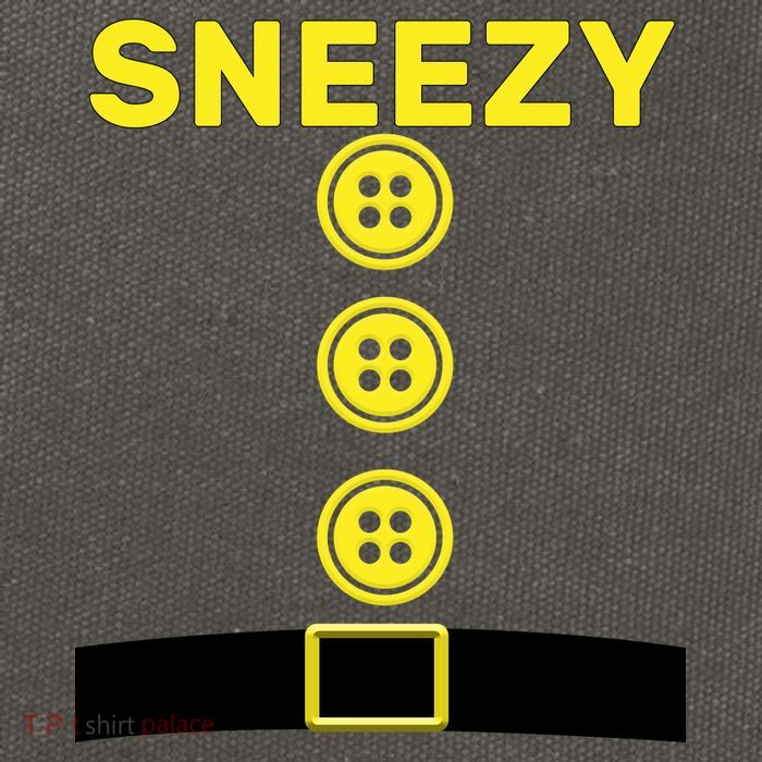 Sneezy Dwarf Halloween Costume Cotton Canvas Backpack