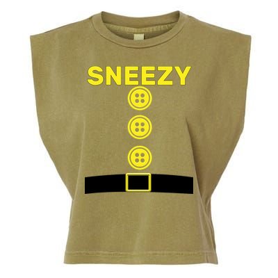 Sneezy Dwarf Halloween Costume Garment-Dyed Women's Muscle Tee