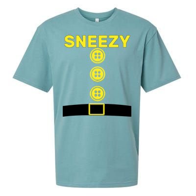 Sneezy Dwarf Halloween Costume Sueded Cloud Jersey T-Shirt