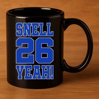 Snell 26 Yeah! Football 11oz C Handle Ceramic Mug