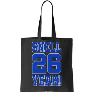 Snell 26 Yeah! Football Tote Bag