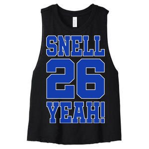 Snell 26 Yeah! Football Women's Racerback Cropped Tank