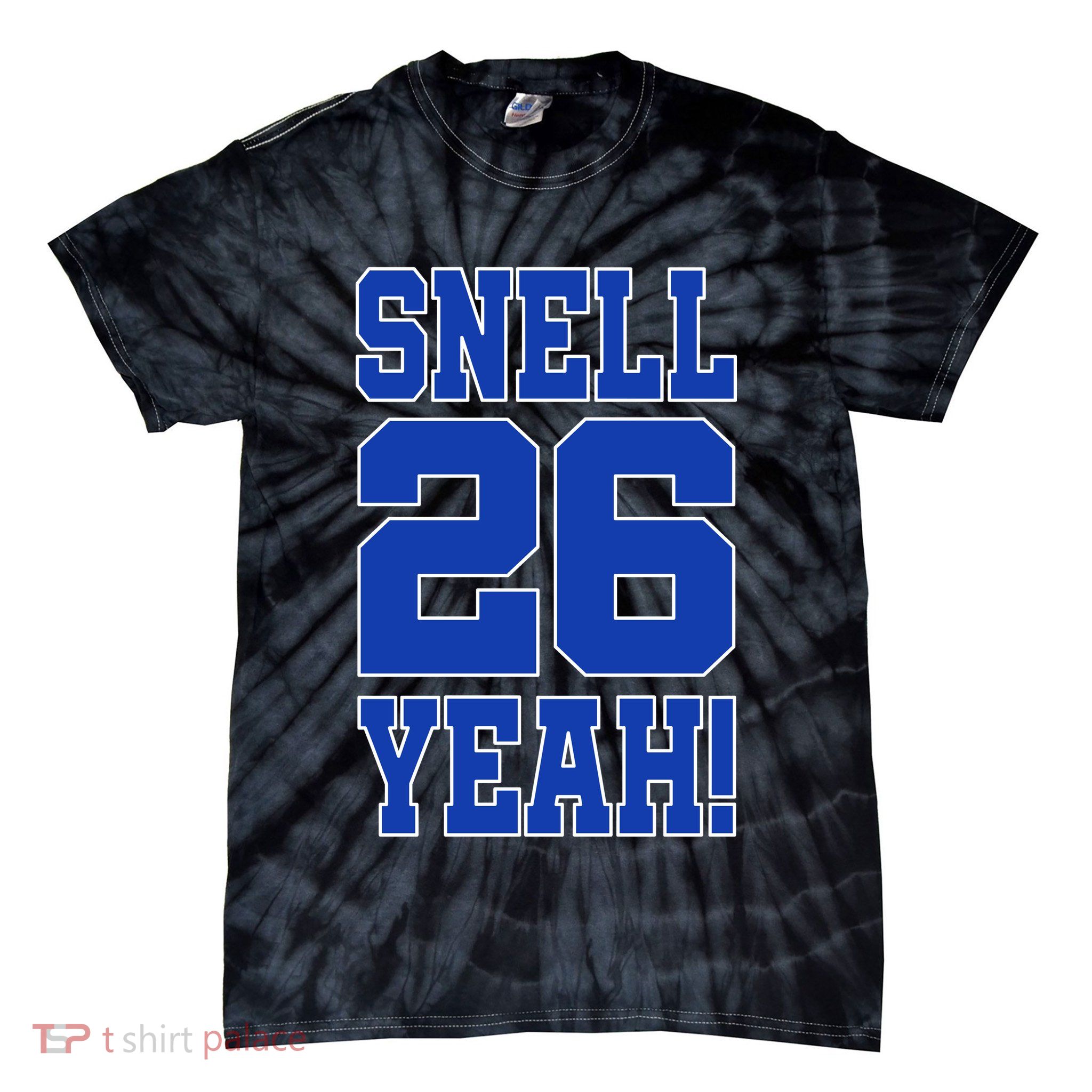 Snell 26 Yeah! Football Tie-Dye T-Shirt