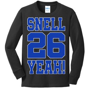 Snell 26 Yeah! Football Kids Long Sleeve Shirt