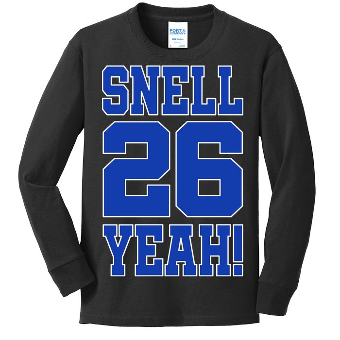 Snell 26 Yeah! Football Kids Long Sleeve Shirt