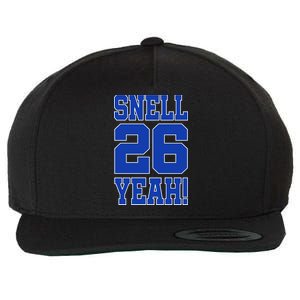 Snell 26 Yeah! Football Wool Snapback Cap