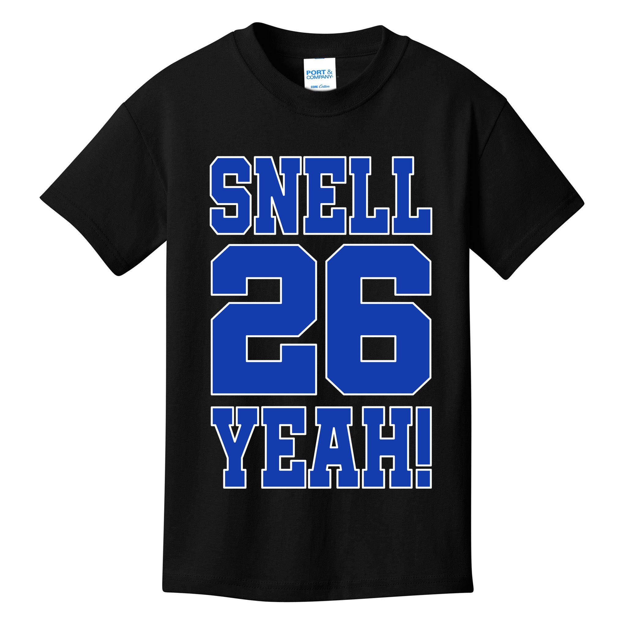 Snell 26 Yeah! Football Kids T-Shirt