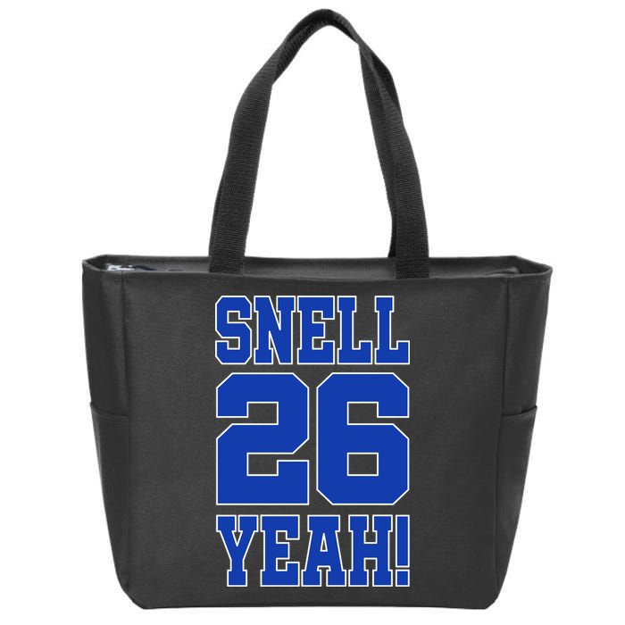 Snell 26 Yeah! Football Zip Tote Bag