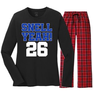 Snell Yeah 26 Kentucky Football Women's Long Sleeve Flannel Pajama Set 