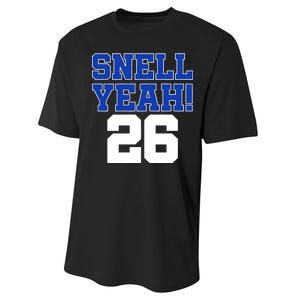 Snell Yeah 26 Kentucky Football Performance Sprint T-Shirt