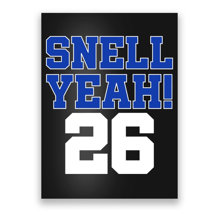 Snell Yeah 26 Kentucky Football Poster