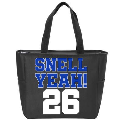 Snell Yeah 26 Kentucky Football Zip Tote Bag