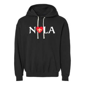 Support Never Forget Nola Orleans Strong 2025 Women Garment-Dyed Fleece Hoodie