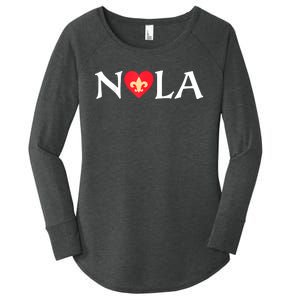 Support Never Forget Nola Orleans Strong 2025 Women Women's Perfect Tri Tunic Long Sleeve Shirt