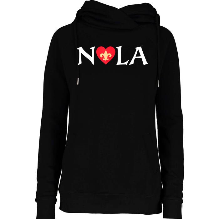 Support Never Forget Nola Orleans Strong 2025 Women Womens Funnel Neck Pullover Hood