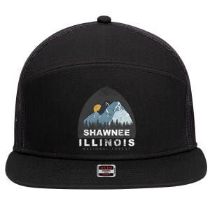 Shawnee National Forest Gift 7 Panel Mesh Trucker Snapback Hat