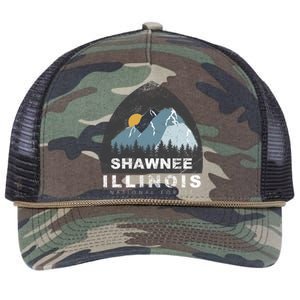 Shawnee National Forest Gift Retro Rope Trucker Hat Cap