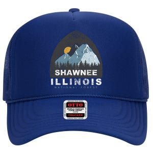 Shawnee National Forest Gift High Crown Mesh Back Trucker Hat