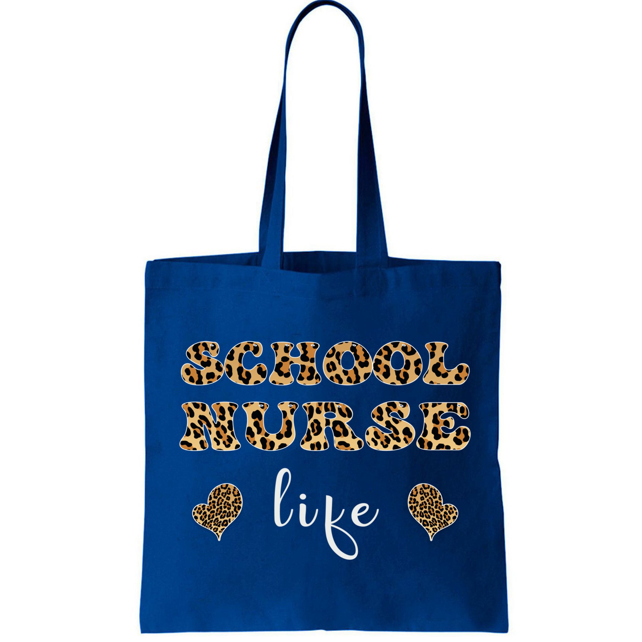 School Nurse For Super Nurse Leopard Font Gift Bag
