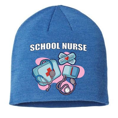 School Nurse For Super Nurse Gift Sustainable Beanie