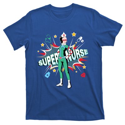 Super Nurse Funny Gift Best Superhero Funny Rn Nurse Gift T-Shirt