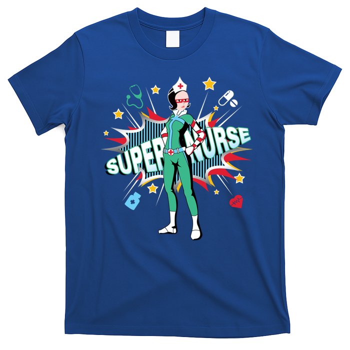 Super Nurse Funny Gift Best Superhero Funny Rn Nurse Gift T-Shirt