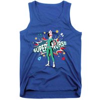 Super Nurse Funny Gift Best Superhero Funny Rn Nurse Gift Tank Top