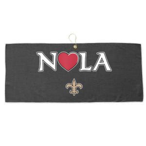 Support Never Forget Nola Orleans Strong For Large Microfiber Waffle Golf Towel