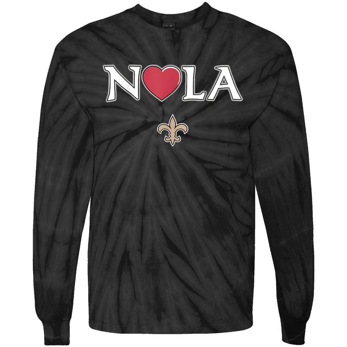 Support Never Forget Nola Orleans Strong For Tie-Dye Long Sleeve Shirt