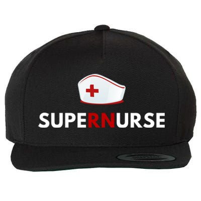 Supernurse Nurse Funny Saying Superhero Nurse Cute Gift Wool Snapback Cap