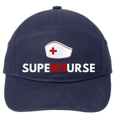 Supernurse Nurse Funny Saying Superhero Nurse Cute Gift 7-Panel Snapback Hat