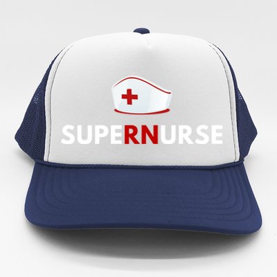 Supernurse Nurse Funny Saying Superhero Nurse Cute Gift Trucker Hat